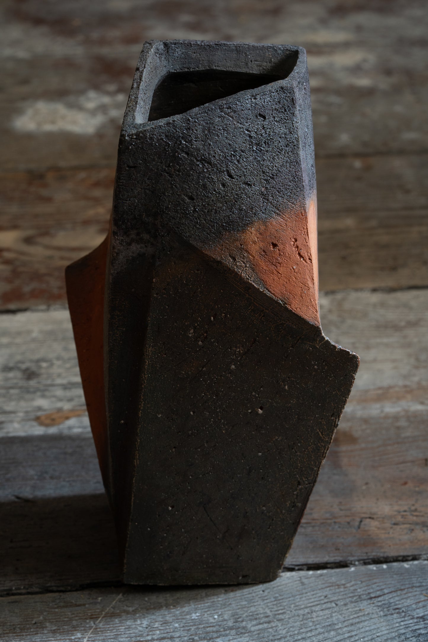 Bizen Flower Vase - "Shizen Nerikomi” | TOH-V004