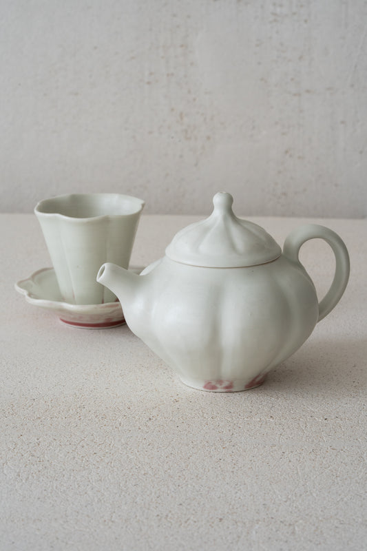 White Glaze Tea Pot | SAT-T013