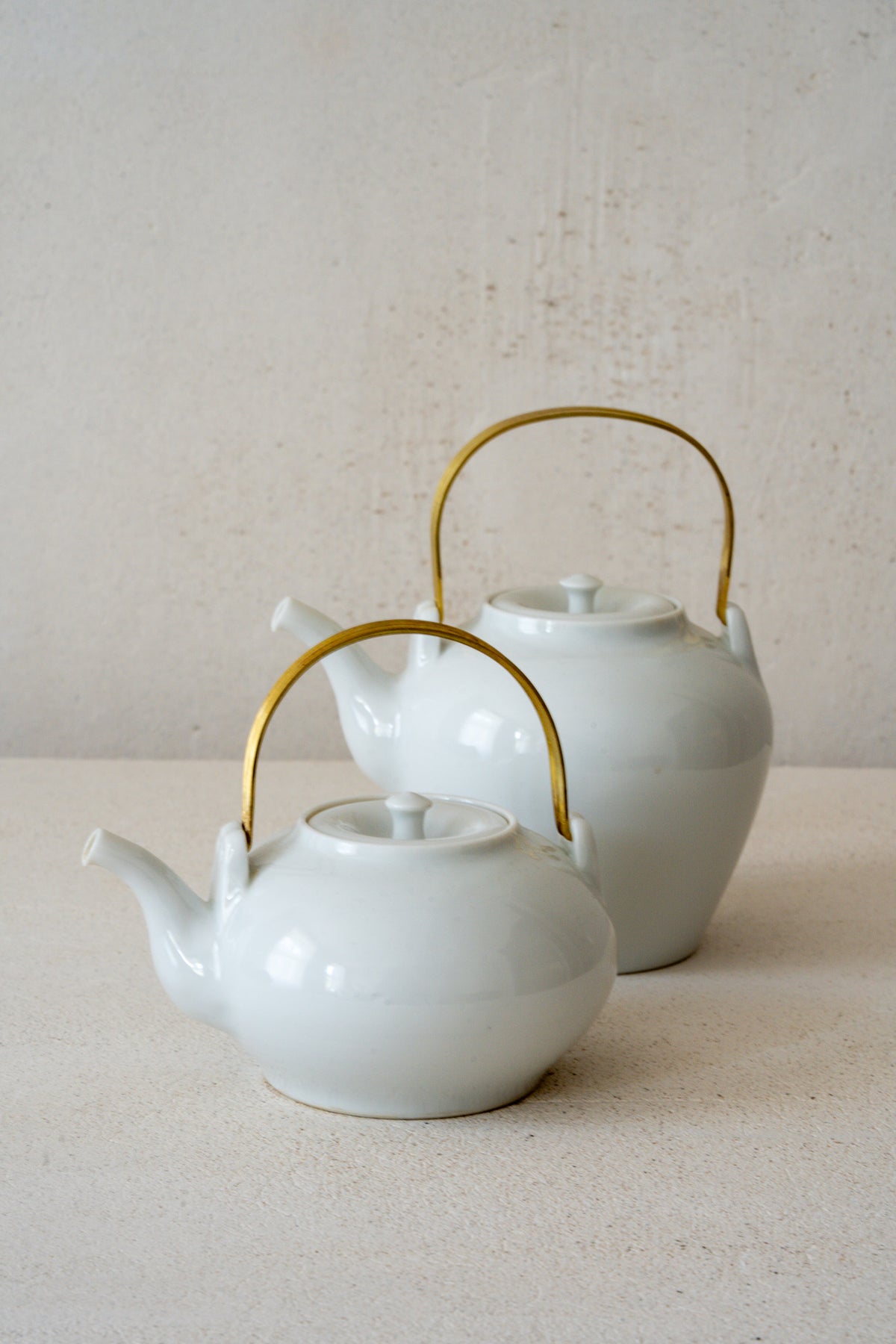 Porcelain Pot Brass Handle (S) | MUY-T001