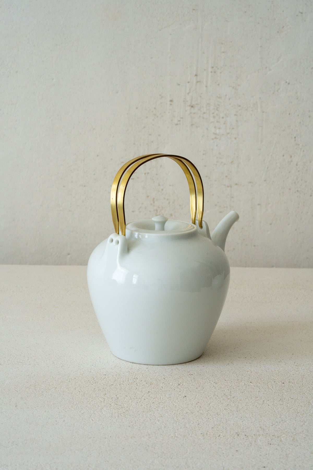Porcelain Pot Brass Handle (M) | MUY-T002