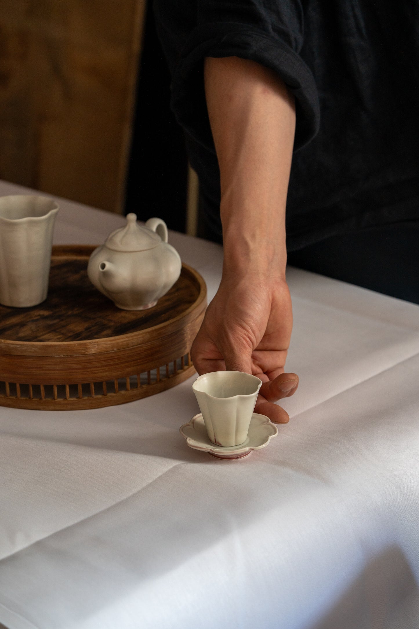 White Glaze Tea Cup | SAT-T012