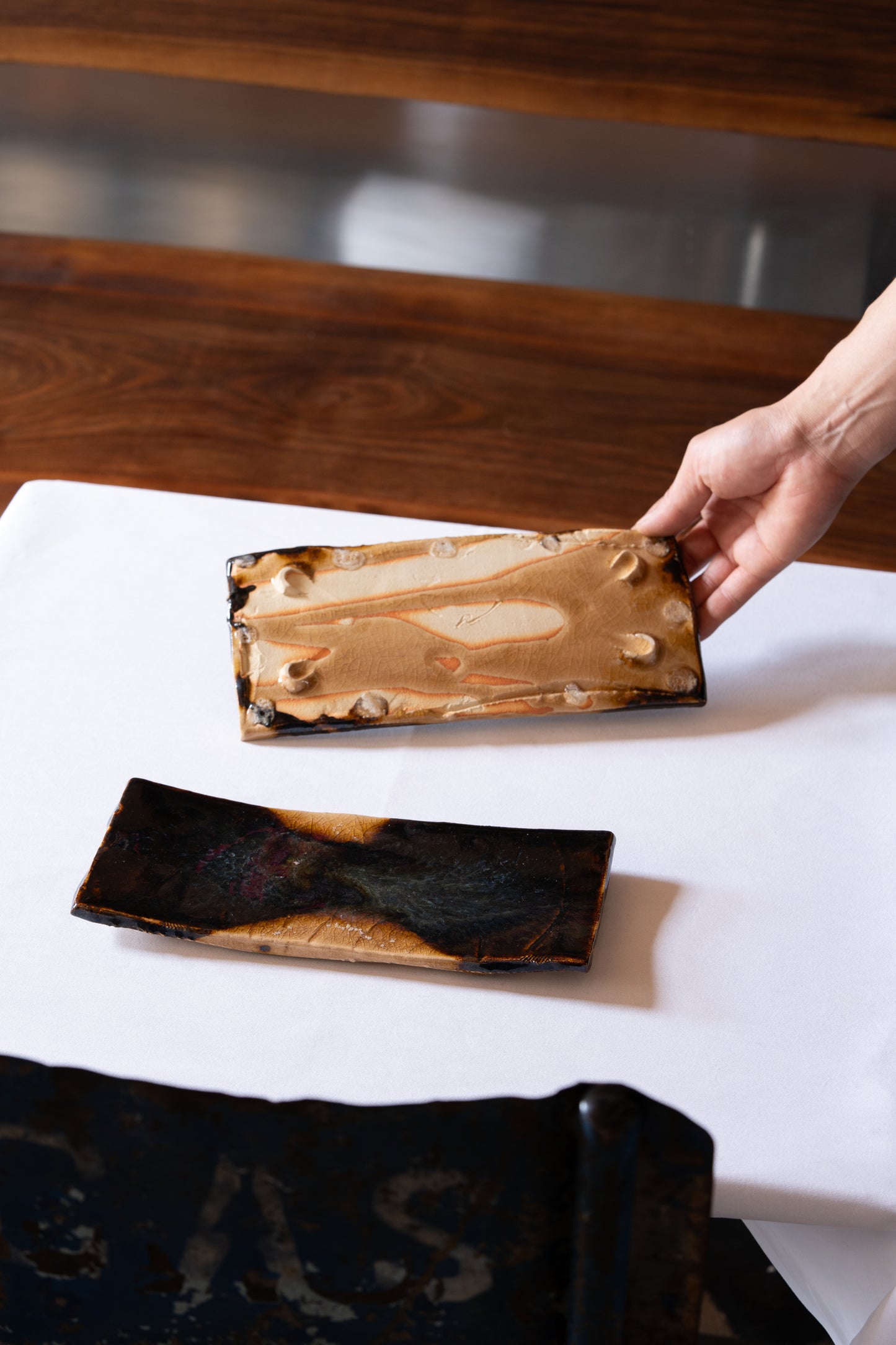 Ame Glaze Square Plate | SUH-P015