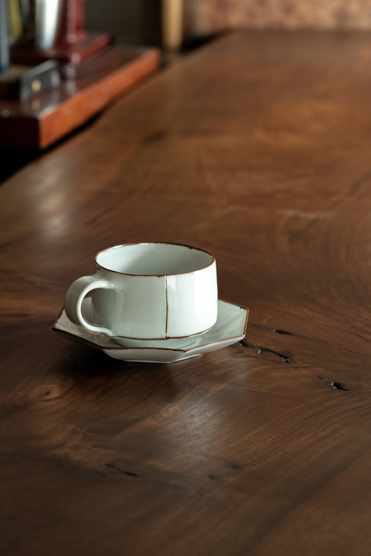 Porcelain Small Plate "Octagon" | WAK-P009