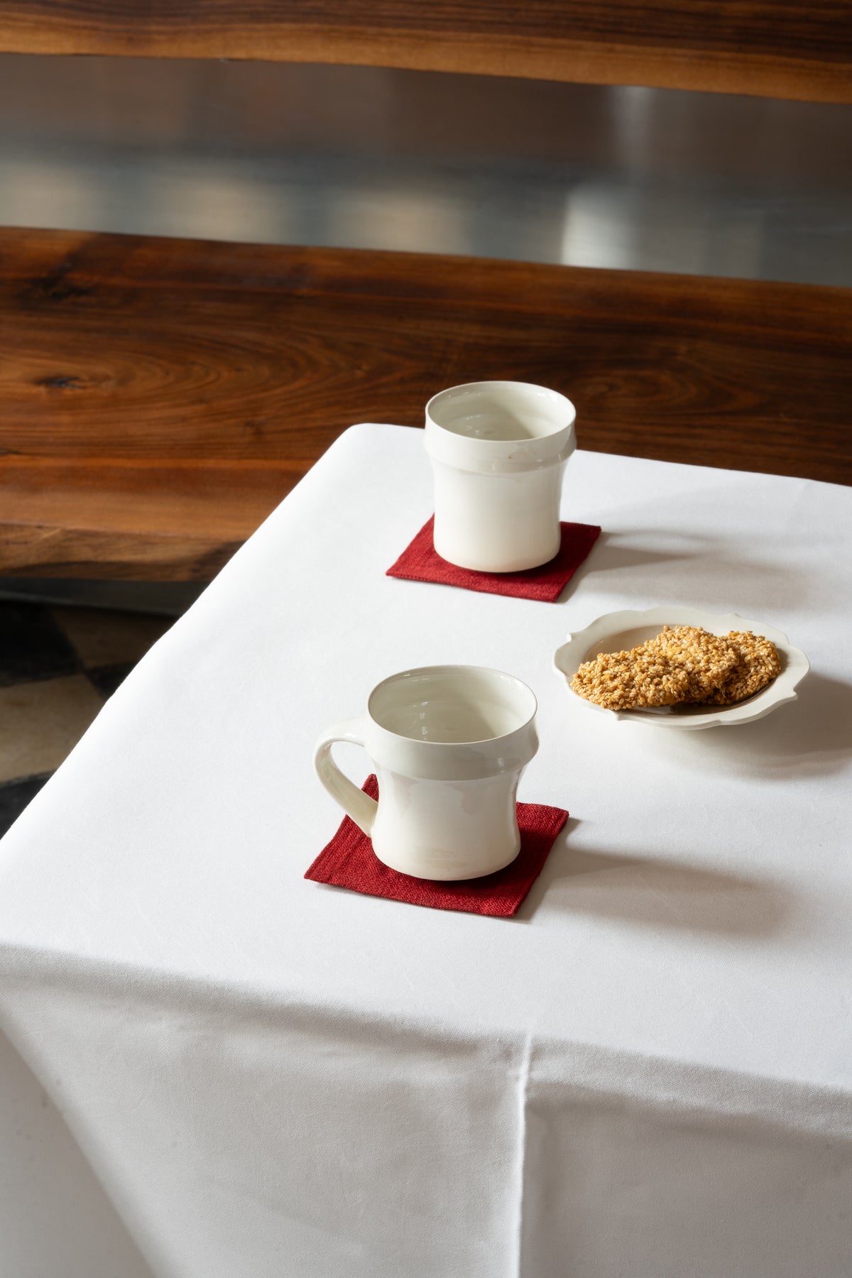 Bamboo Mug White | NAH-C001
