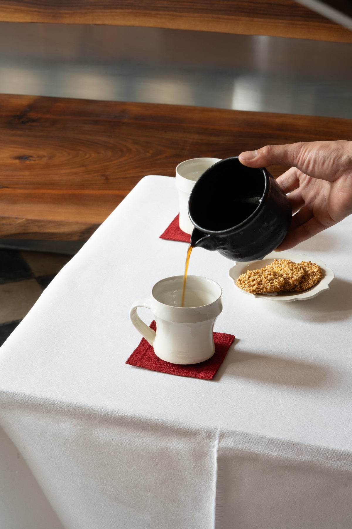 Bamboo Mug White | NAH-C001