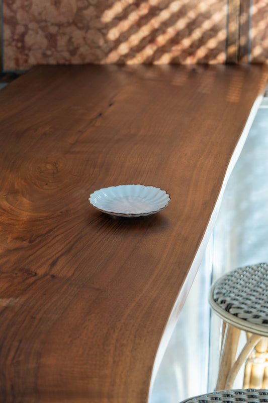 Porcelain Small Plate "flower" | WAK-P008